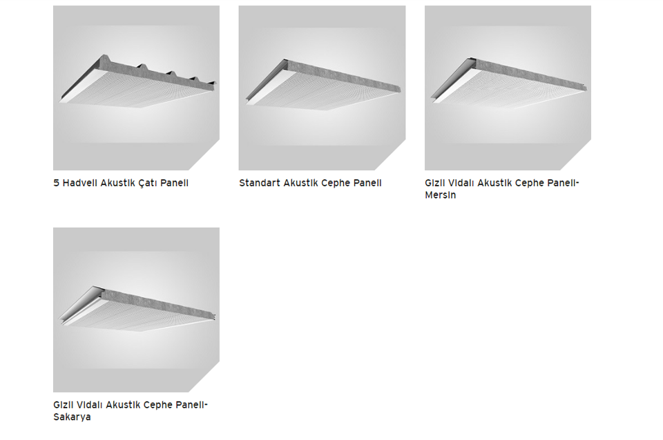 Soğuk Depo PanelleriAkustik Paneller