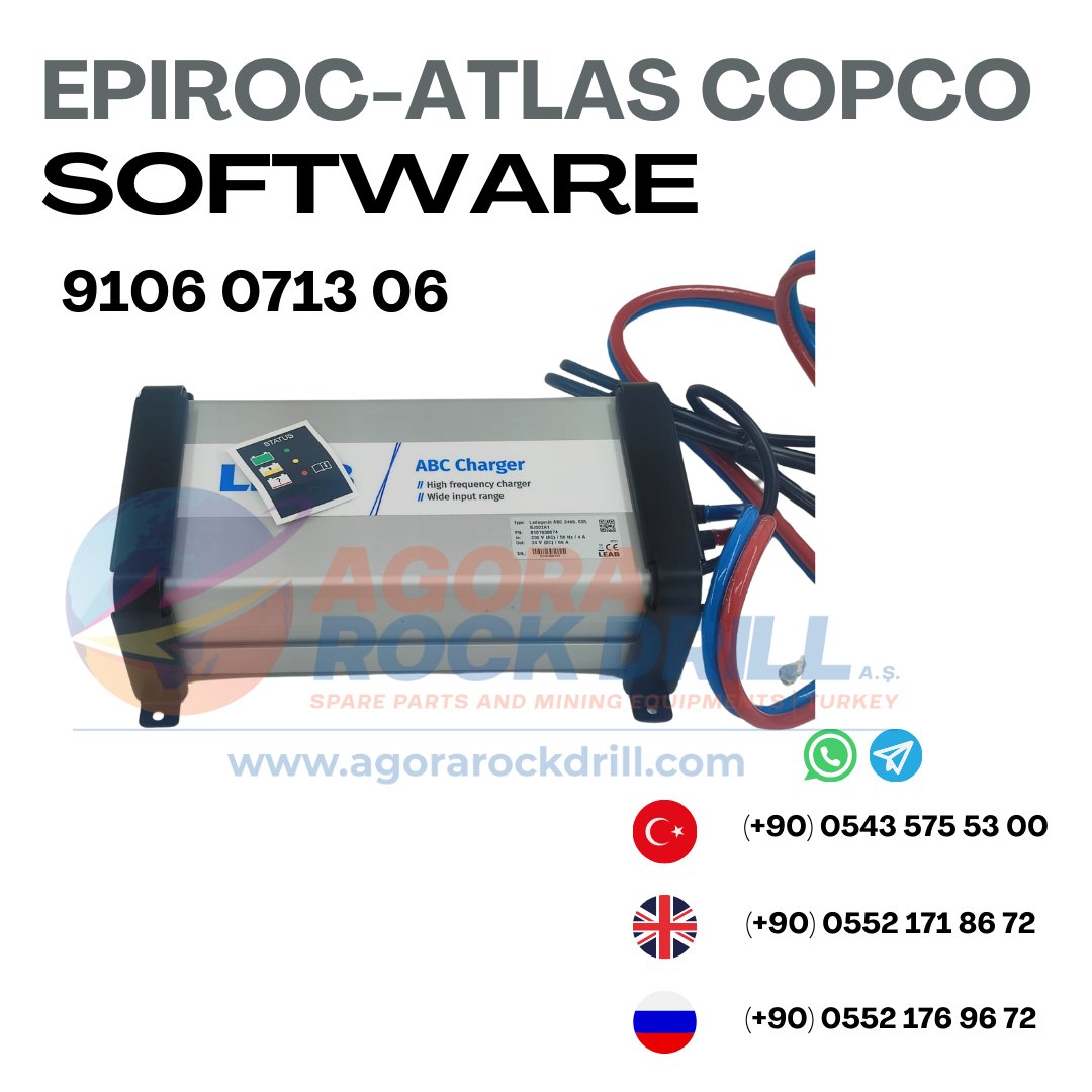 Epiroc - Atlas Copco - Software - 9106 0713 06 - 9106071306 - 9106-0713-06 