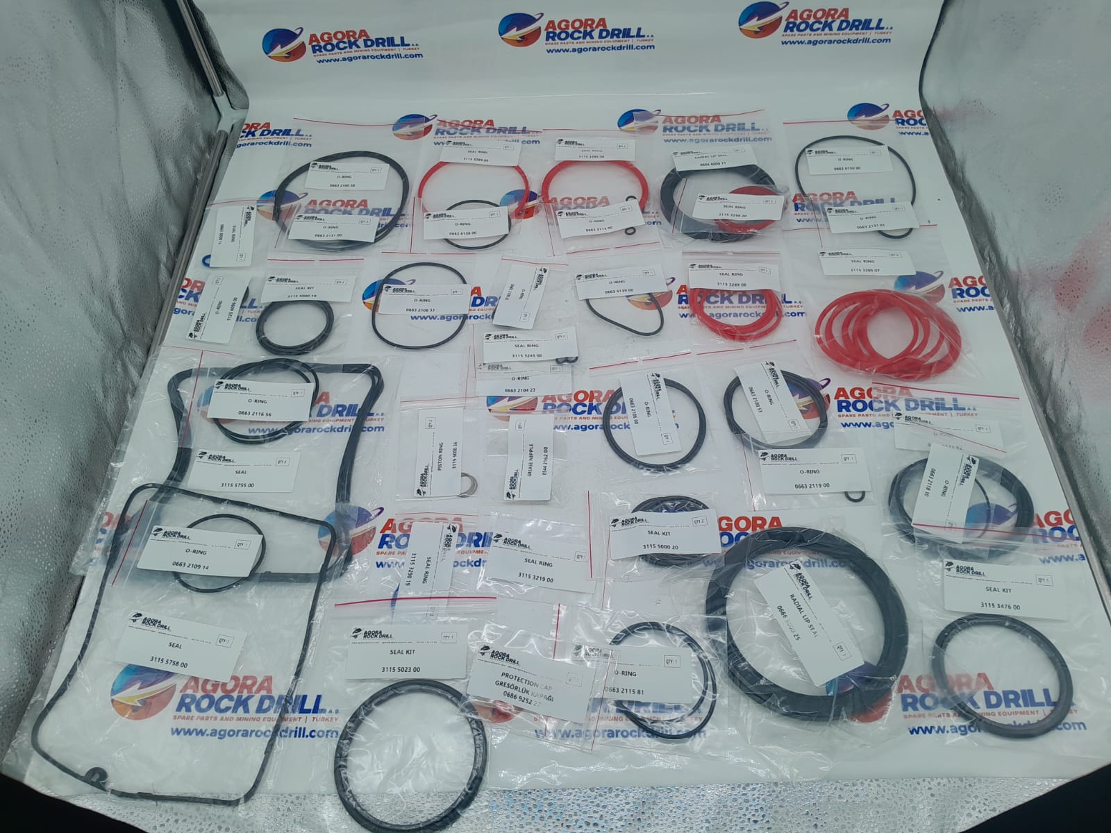 Epiroc - Atlas Copco - Seal Kit - 3115 9362 00 - 3115936200 - 3115-9362-00 