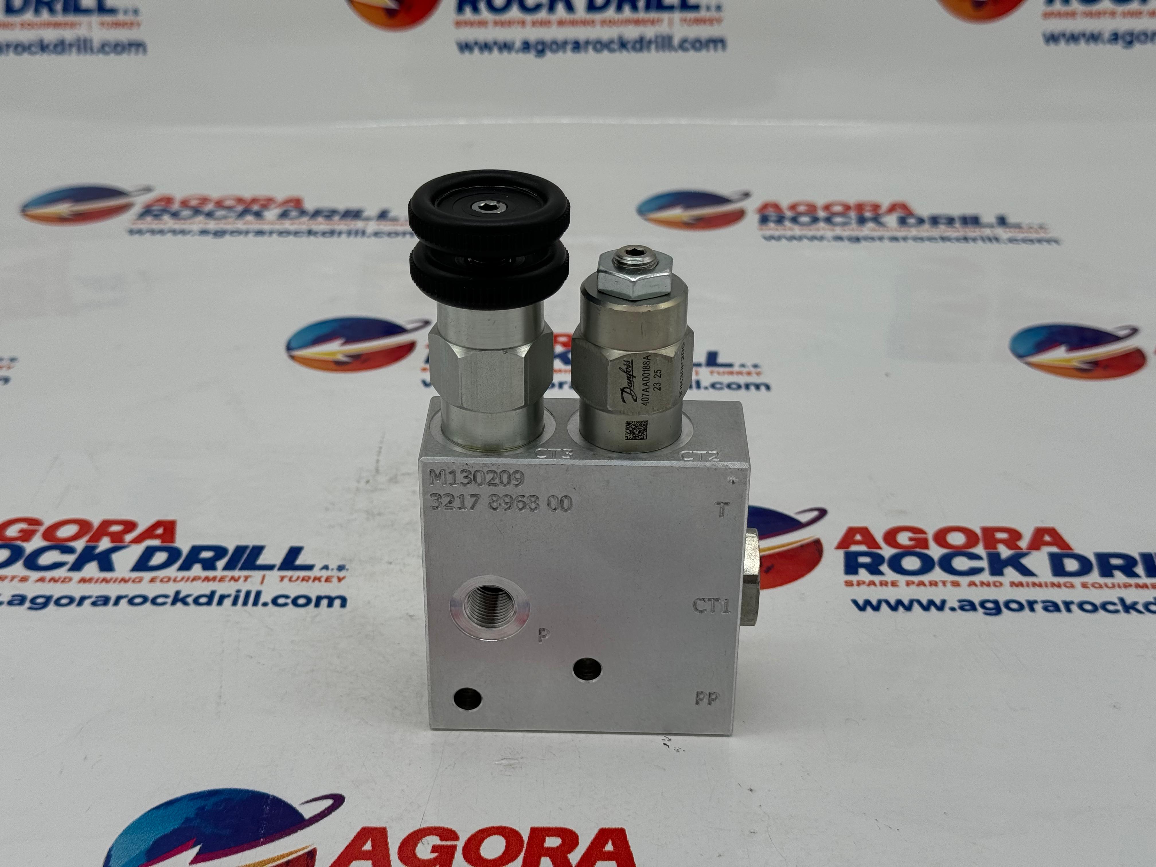 Epiroc - Atlas Copco - Valve Block - 3217 8968 00 - 3217896800 - 3217-8968-00
