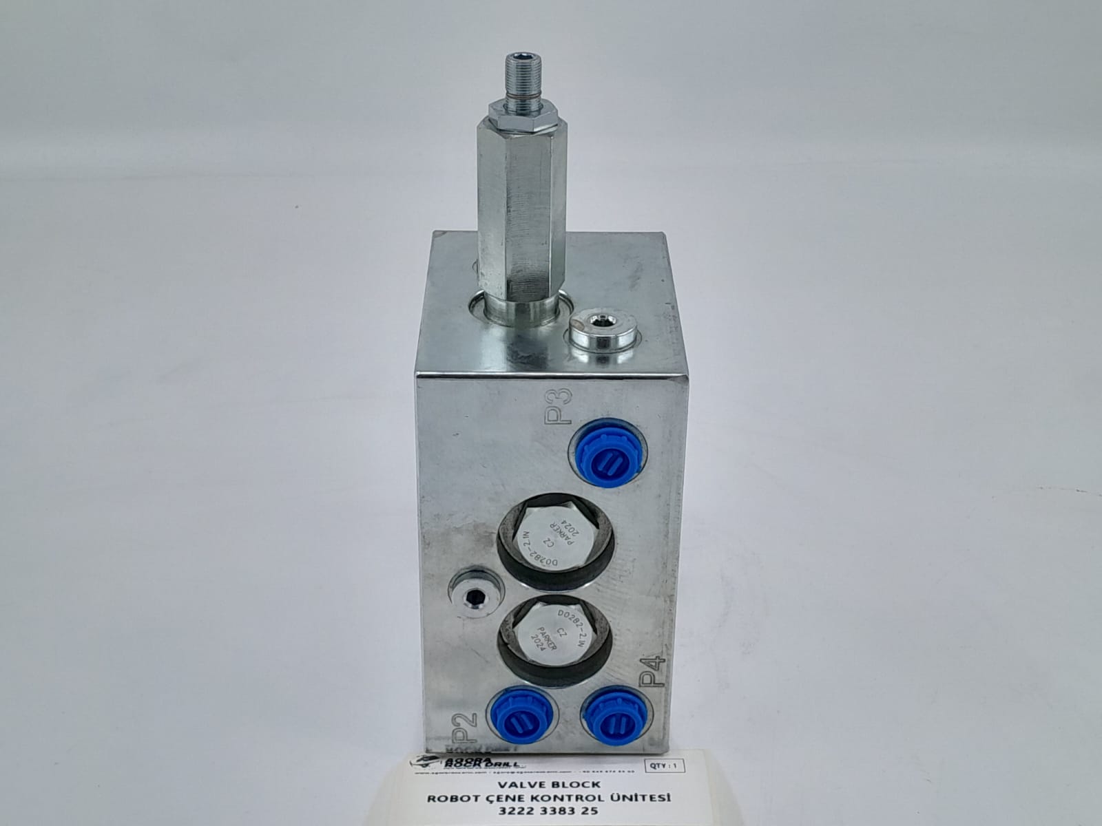 Epiroc - Atlas Copco - Valve Block - 3222 3383 25 - 3222338325 - 3222-3383-25 