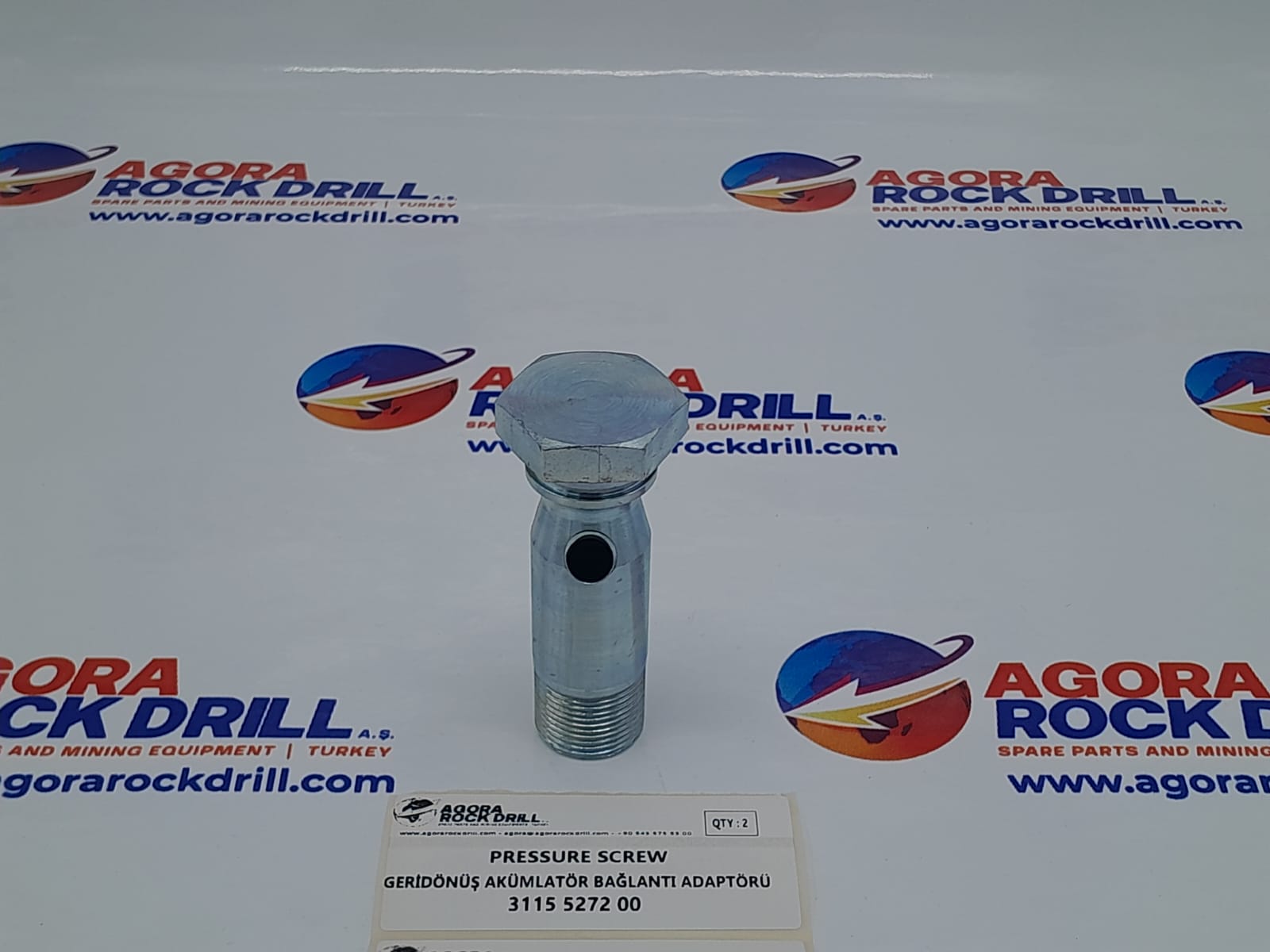 Epiroc - Atlas Copco - Pressure Screw - 3115 5272 00 - 3115527200 - 3115-5272-00 
