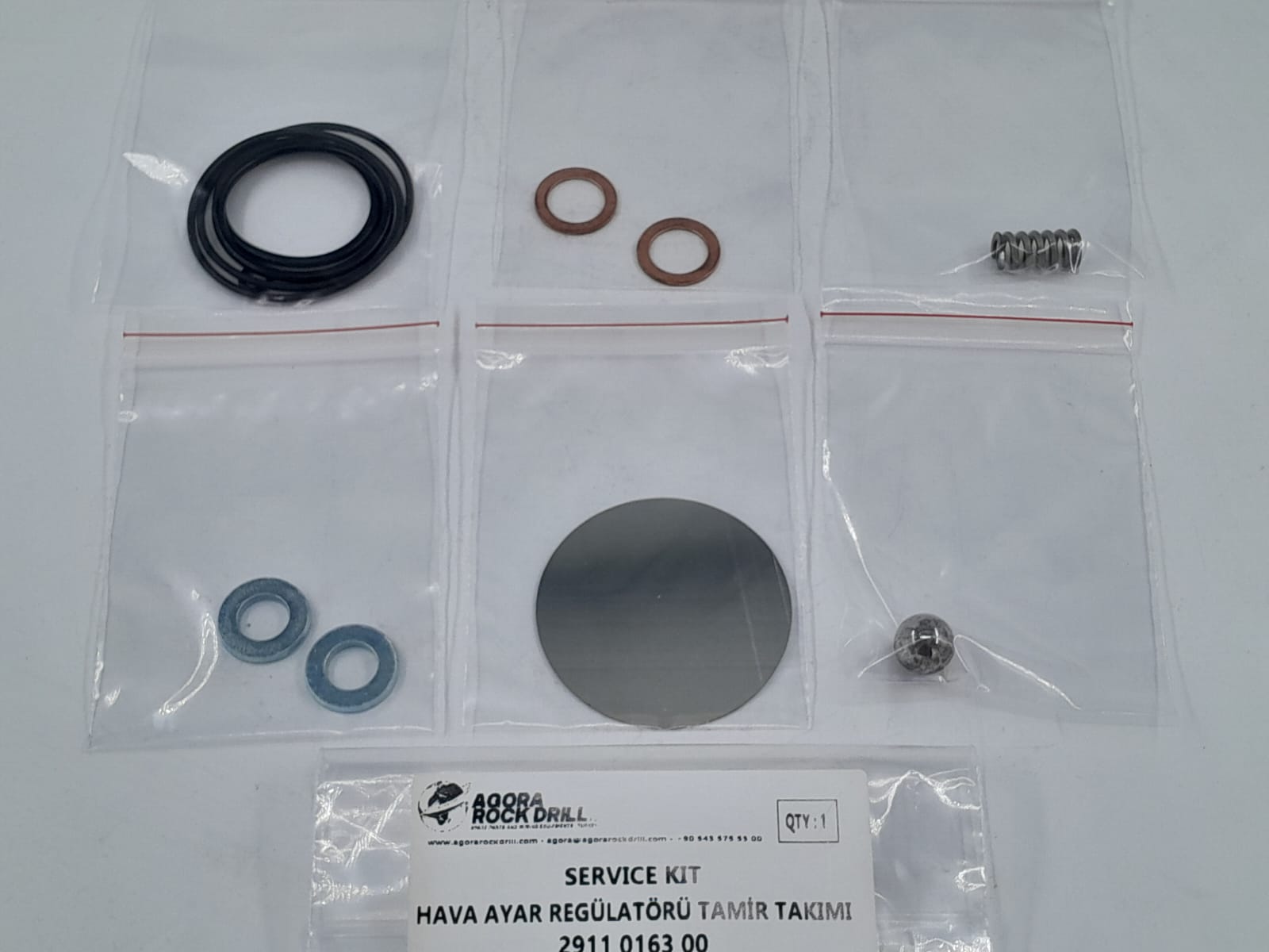 Epiroc - Atlas Copco - Service Kit - 2911 0163 00 - 2911016300 - 2911-0163-00