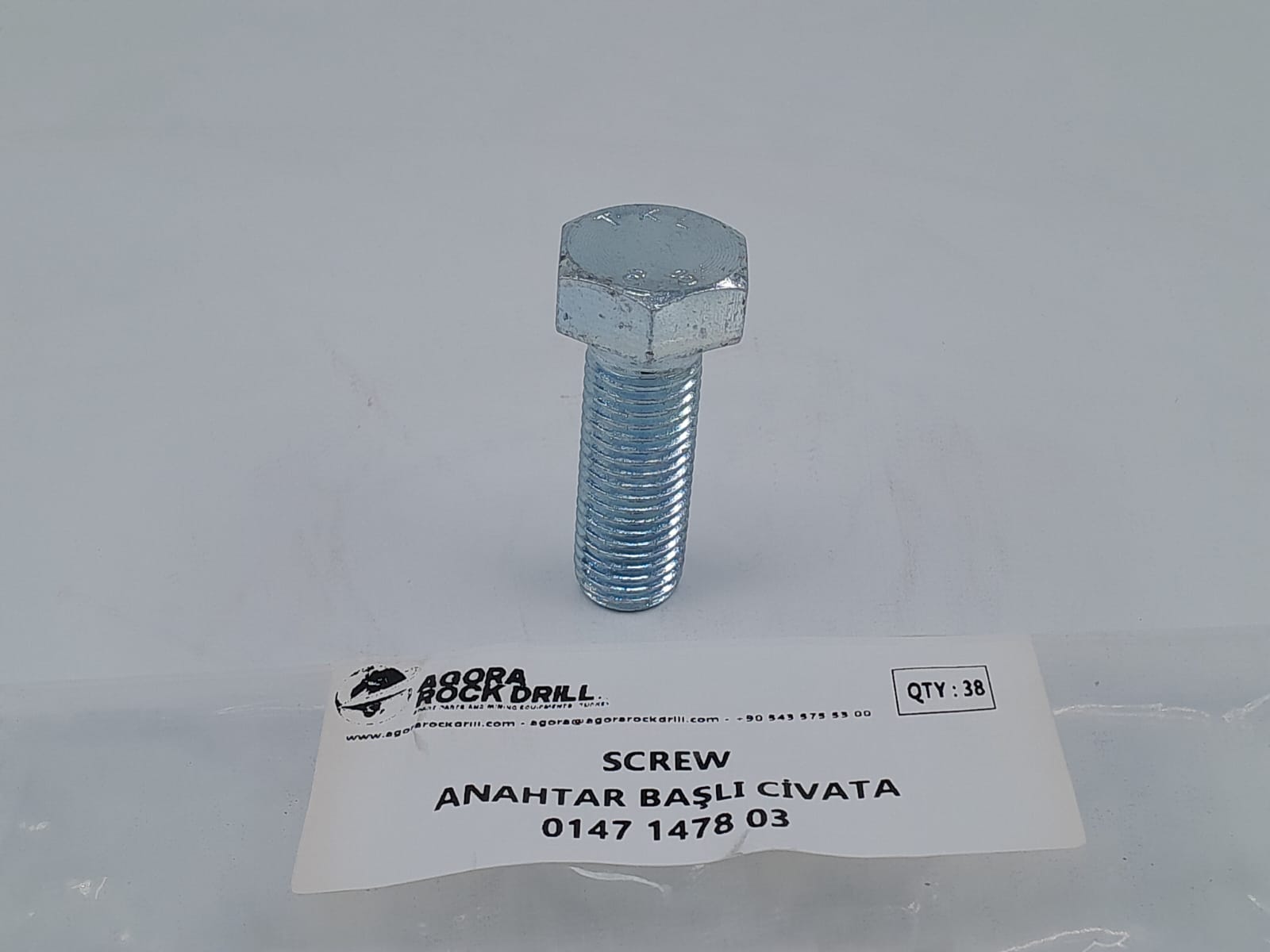 Epiroc - Atlas Copco - Screw, Hex Head - 0147 1478 03 - 0147147803 - 0147-1478-03 