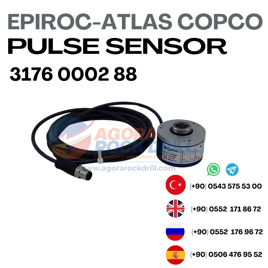 Epiroc - Atlas Copco - Pulse Sensor - 3176 0002 88 - 3176000288 - 3176-0002-88