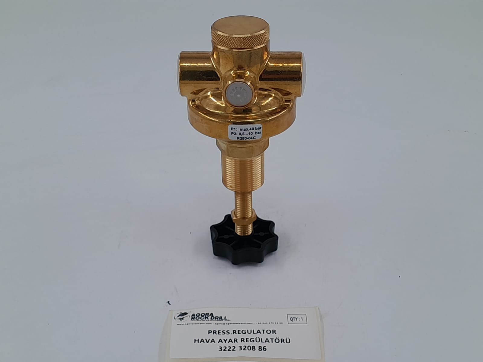 Epiroc - Atlas Copco - Press Regulator - 3222 3208 86 - 3222 3093 80 / 3222320886 - 3222309380 / 3222-3208-86 - 3222-3093-80 