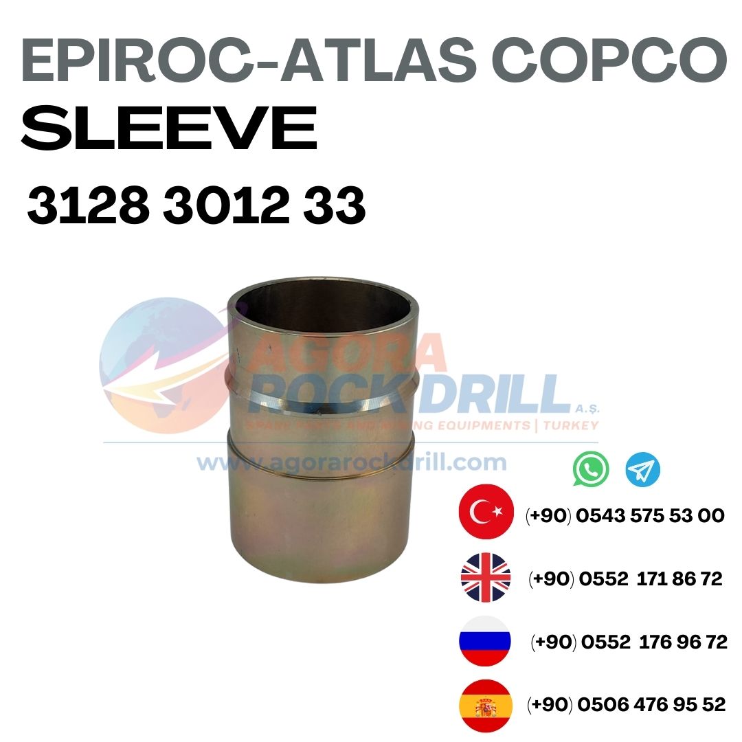 Epiroc - Atlas Copco - Sleeve - 3128 3012 33 - 3128301233 - 3128-3012-33 