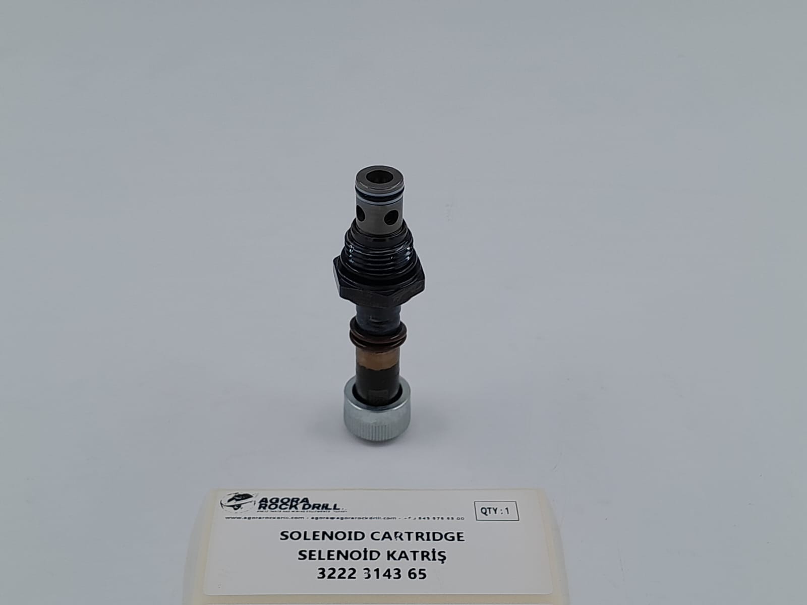 Epiroc - Atlas Copco - Selenoid Cartridge - 3222 3143 65 - 3222314365 - 3222-3143-65 