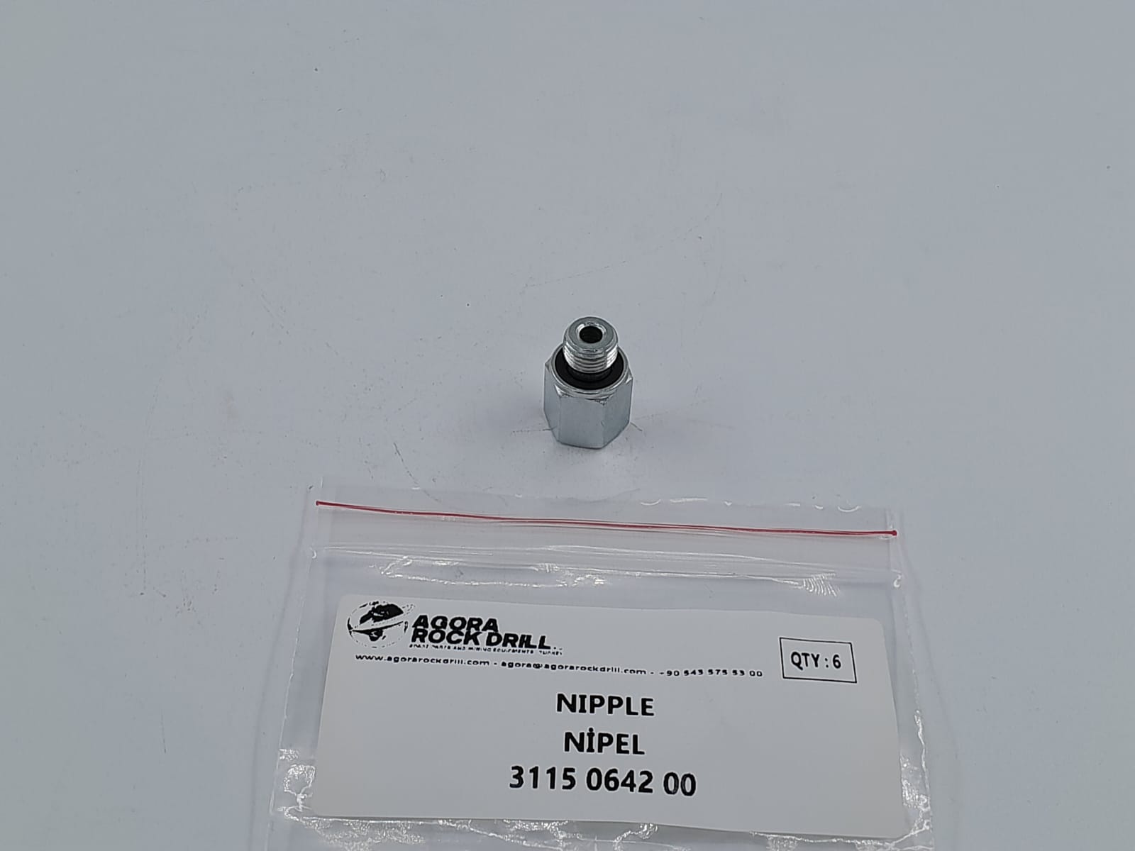 Epiroc - Atlas Copco - Nipple - 3115 0642 00 - 3115064200 - 3115-0642-00 