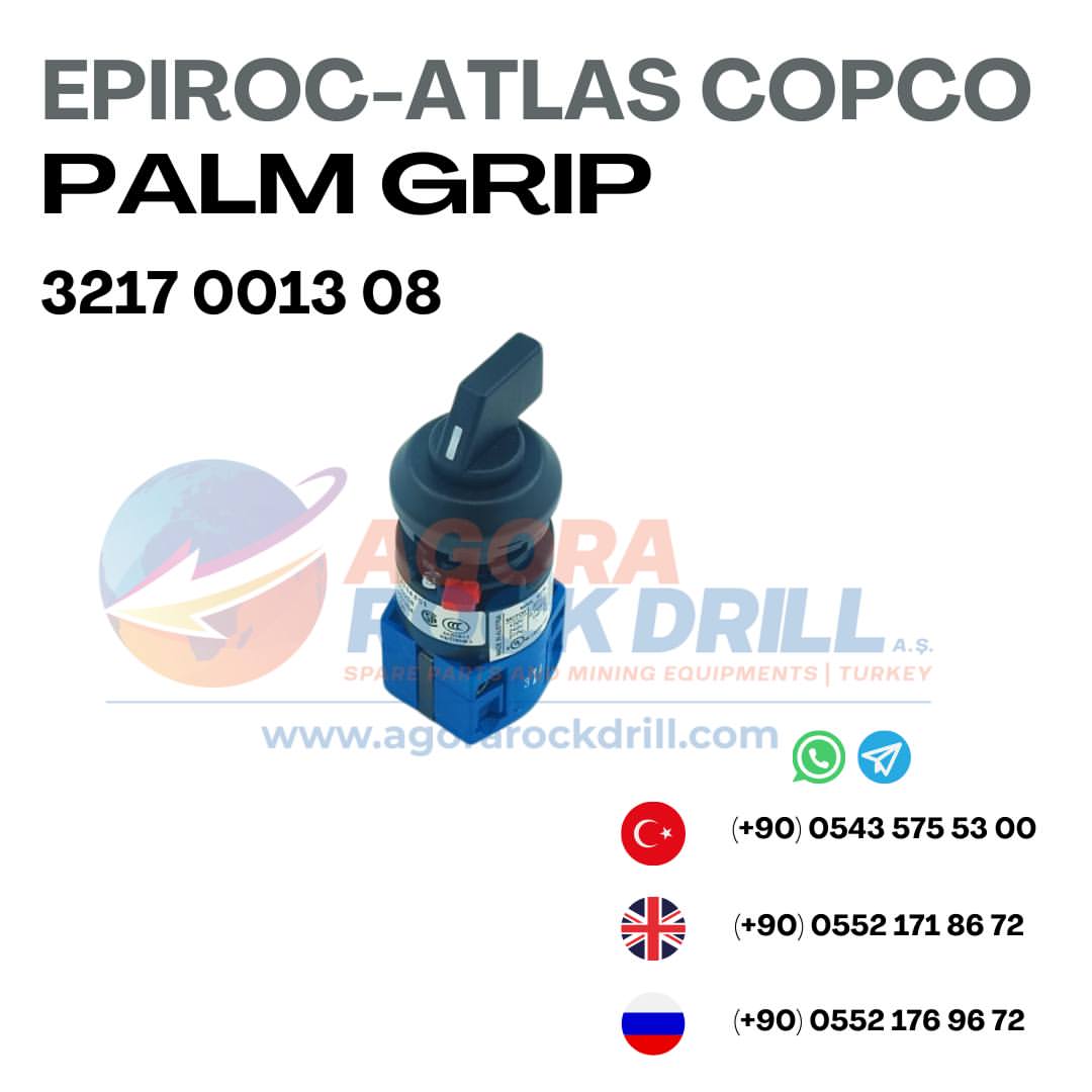 Epiroc - Atlas Copco - Palm Grip - 3217 0013 08 - 3217001308 - 3217-0013-08 