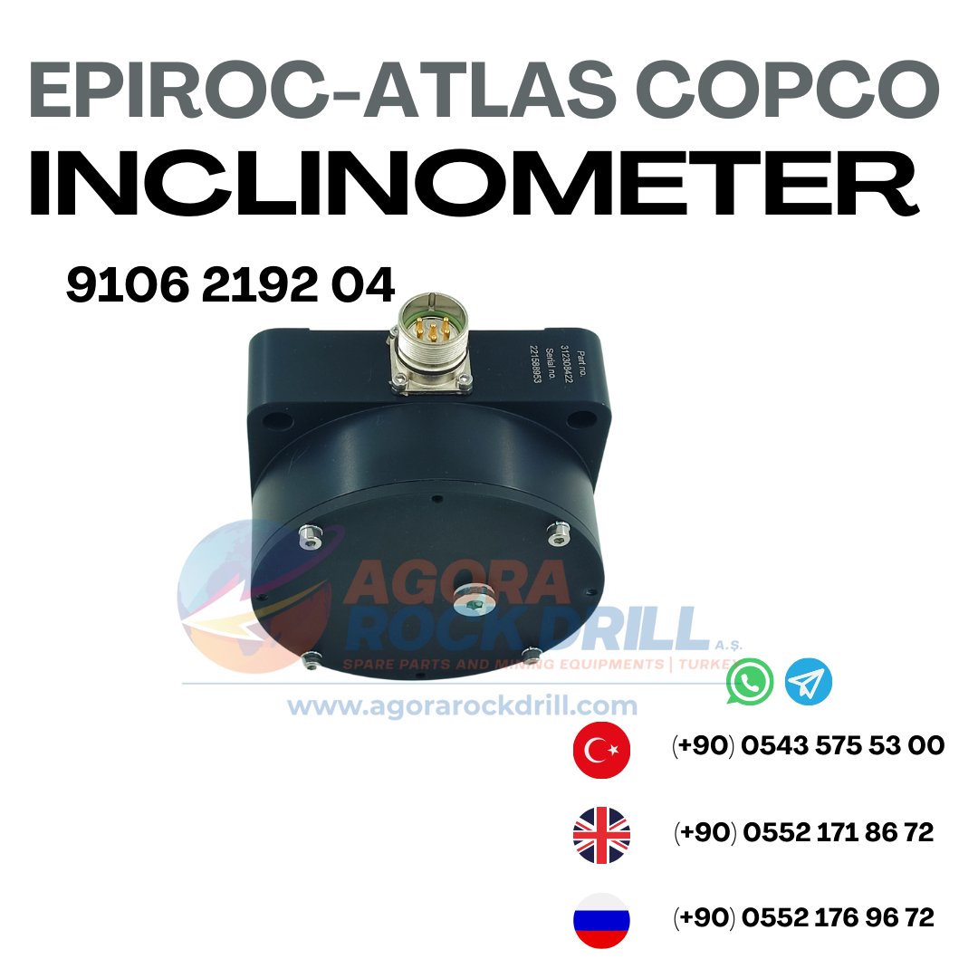 Epiroc - Atlas Copco - Inclinometer - 9106 2192 04 - 9106219204 - 9106-2192-04 