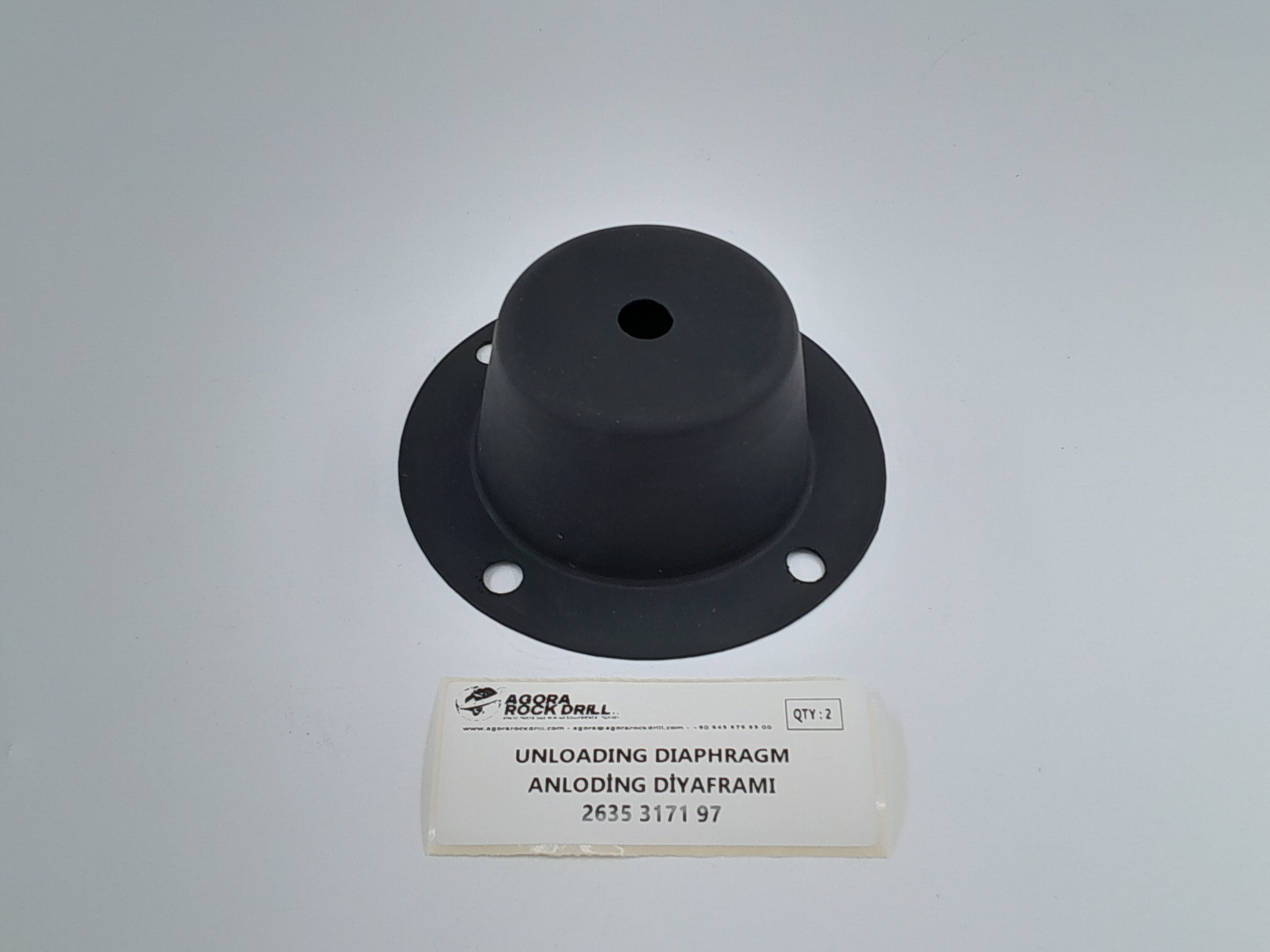 Epiroc - Atlas Copco - Unloading Diaphragm - 2635 3171 97 - 2635317197 - 2635-3171-97 
