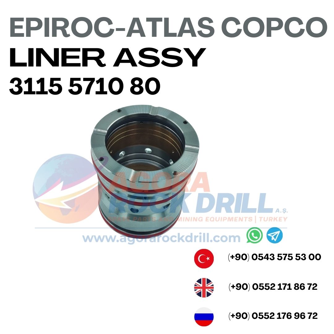 Epiroc - Atlas Copco - Liner Assy - 3115 5710 80 - 3115571080 - 3115-5710-80 