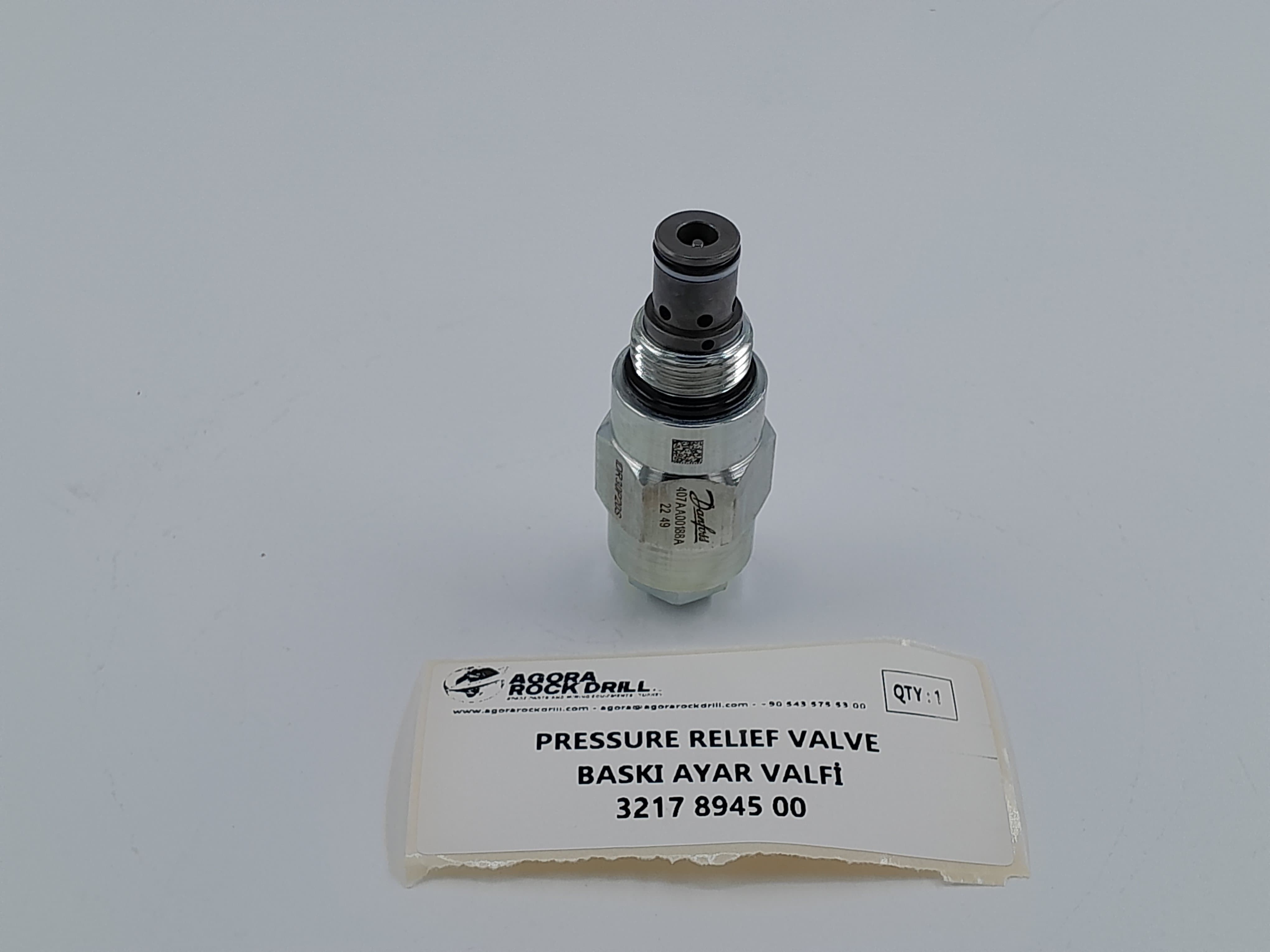 Epiroc - Atlas Copco - Pressure Relief Valve - 3217 8945 00 - 3217894500 - 3217-8945-00 