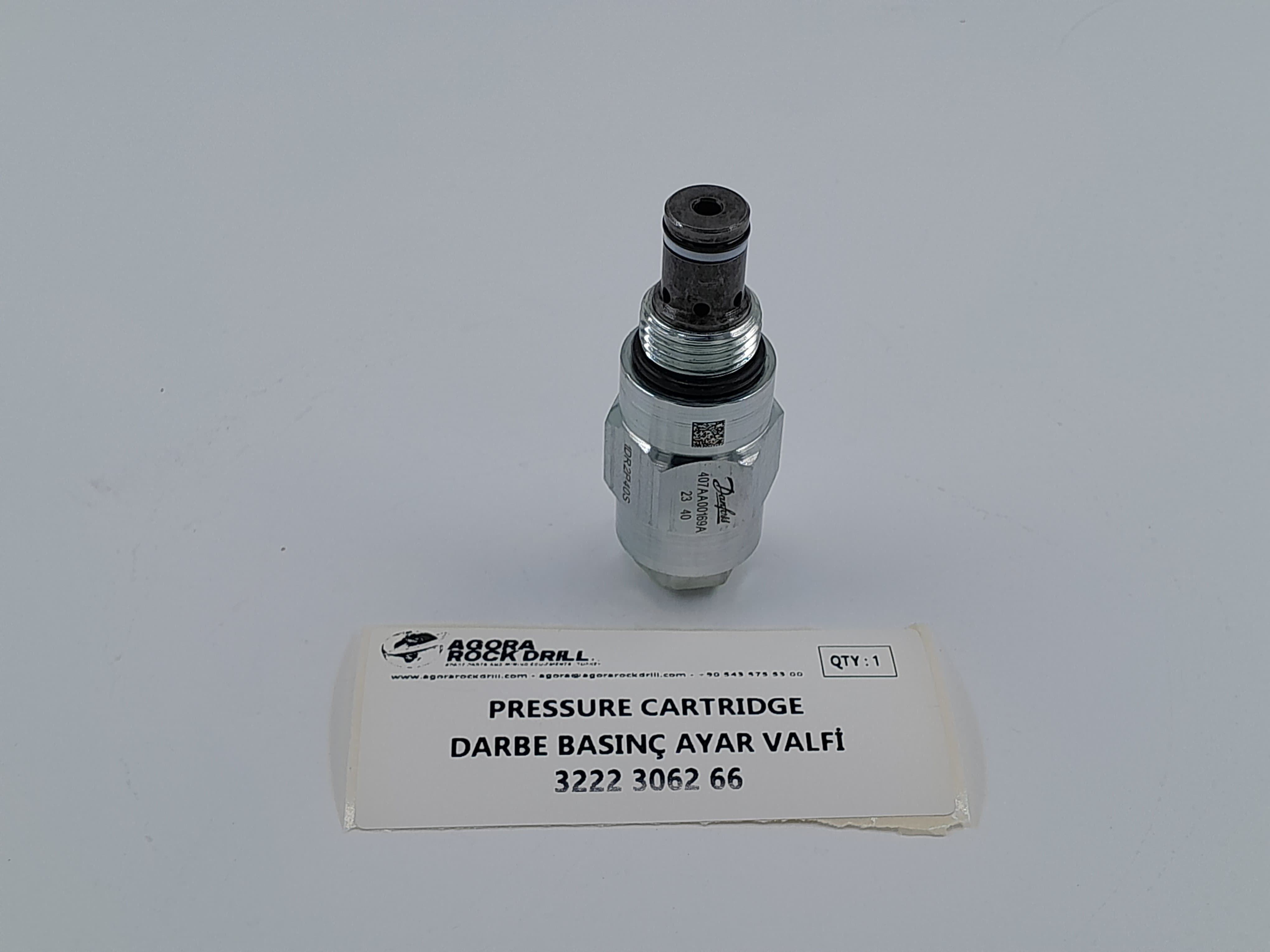 Epiroc - Atlas Copco - Pressure Cartridge - 3222 3062 66 - 3222306266 - 3222-3062-66 