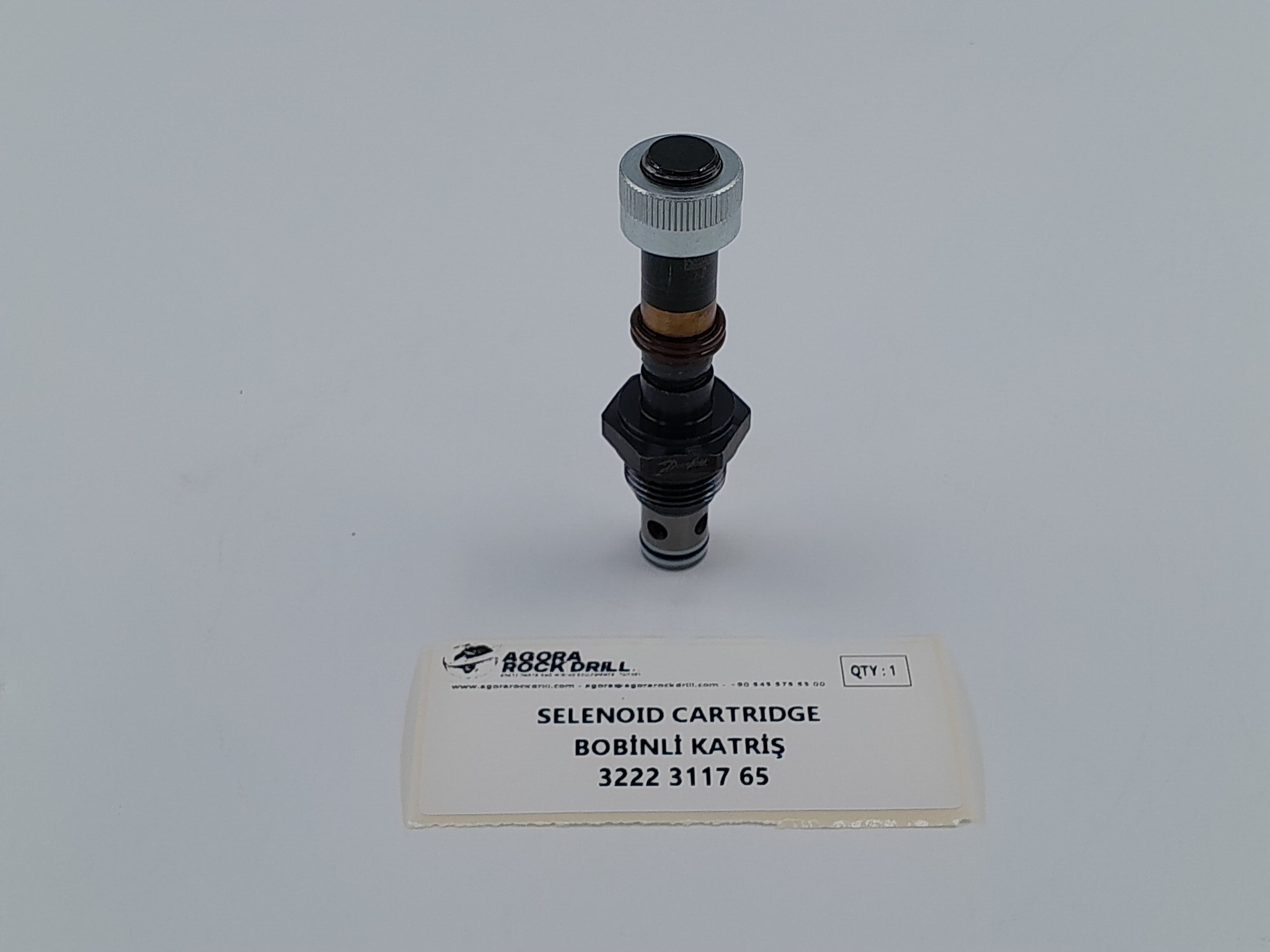 Epiroc - Atlas Copco - Selenoid Cartridge - 3222 3117 65 - 3222311765 - 3222-3117-65 