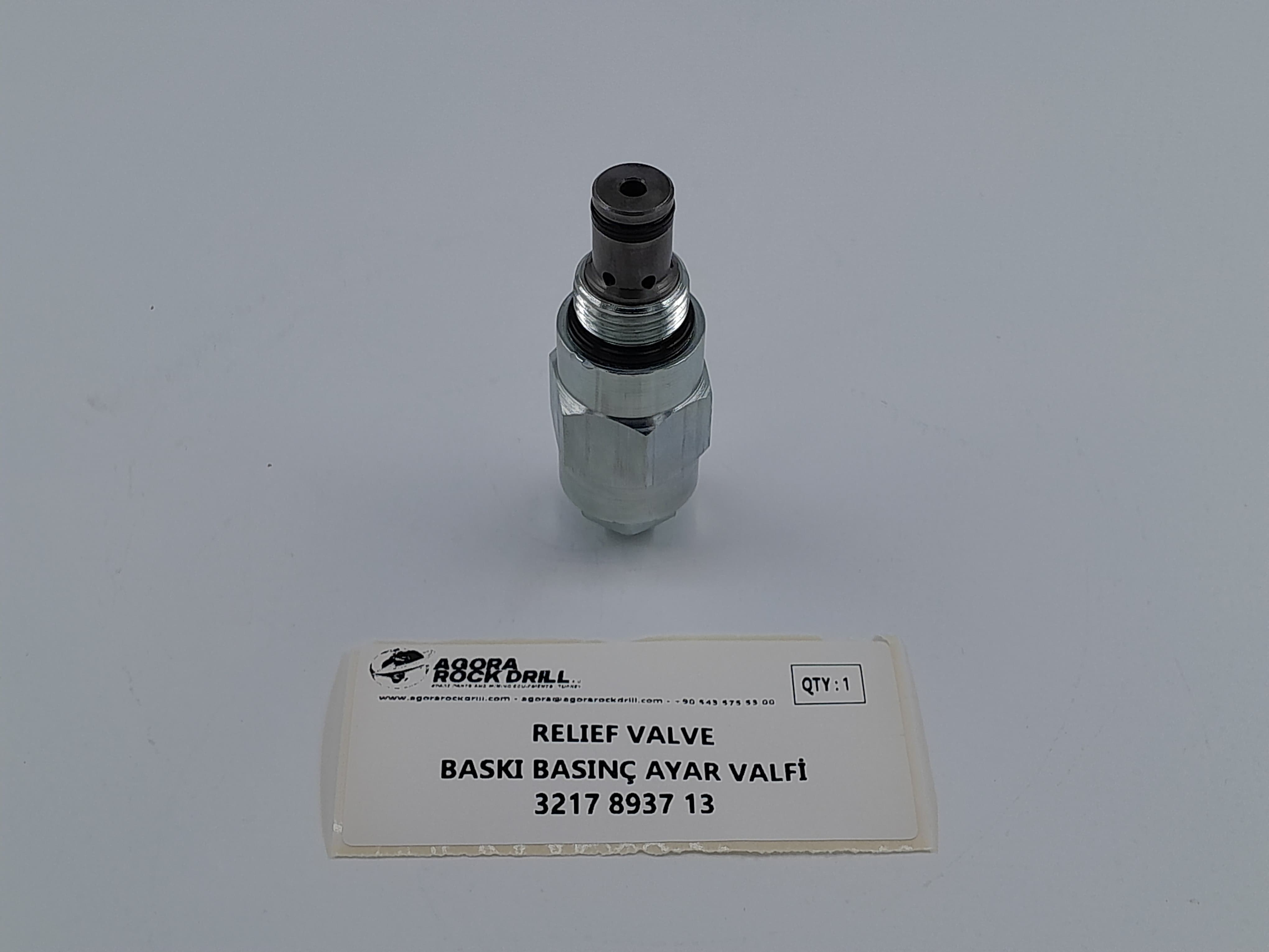 Epiroc - Atlas Copco - Relief Valve - 3217 8937 13 - 3217893713 - 3217-8937-13 