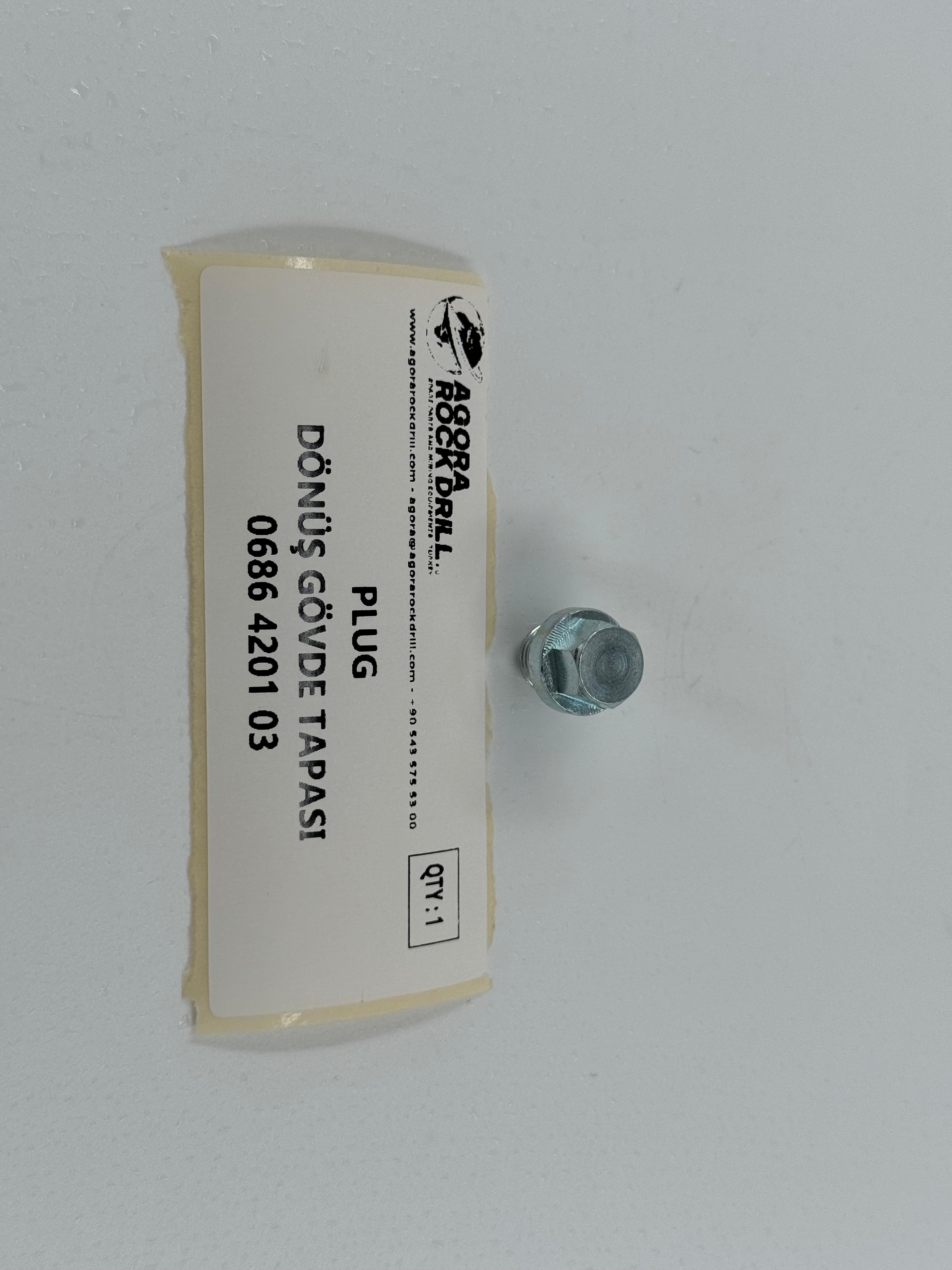 Epiroc - Atlas Copco - Plug - 0686 4201 03 - 0686420103 - 0686-4201-03