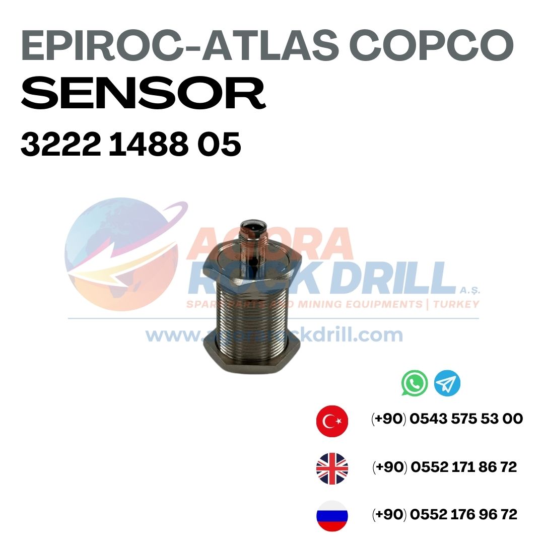 Epiroc - Atlas Copco - Sensor - 3222 1488 05 - 3222148805 - 3222-1488-05 