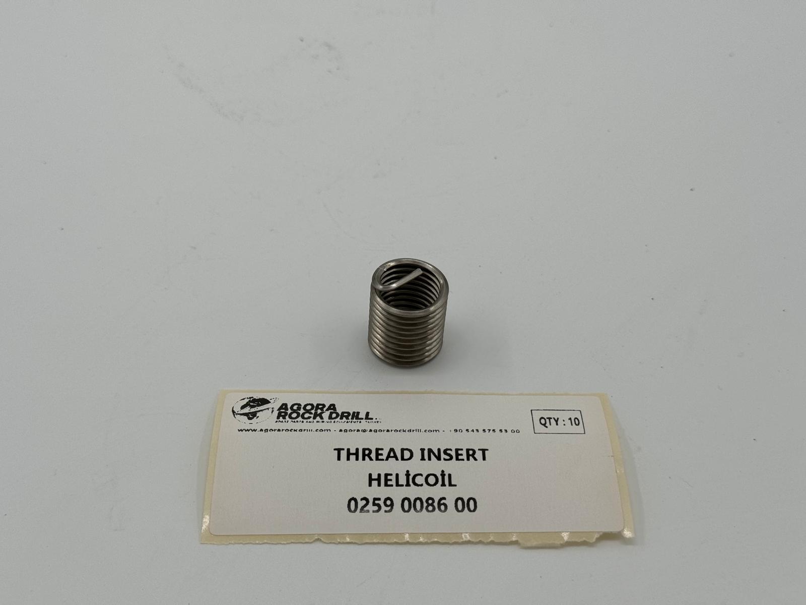 Epiroc - Atlas Copco - Thread Insert - 0259 0086 00 - 0259008600 - 0259-0086-00