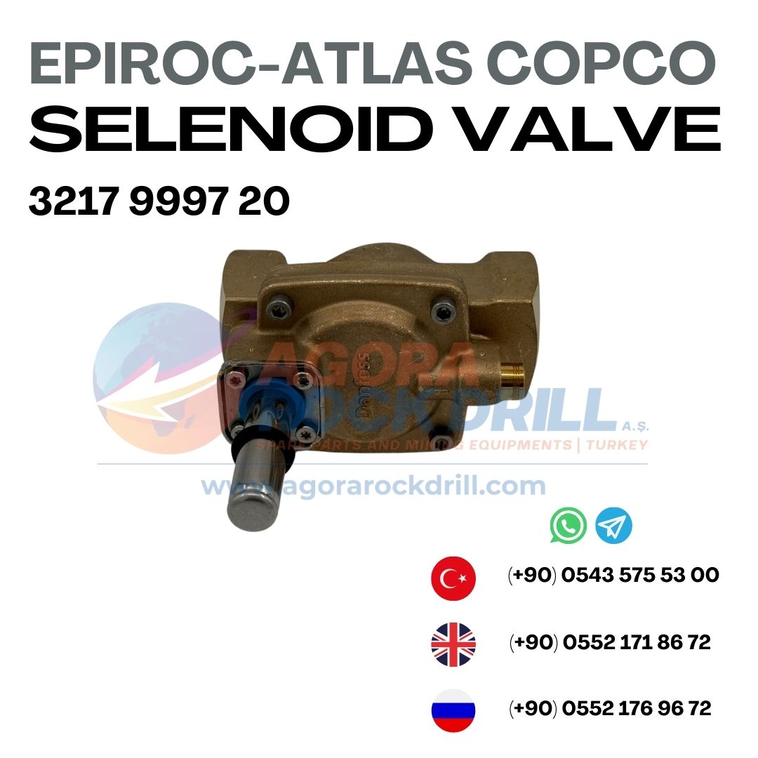 Epiroc - Atlas Copco - Selenoid Valve - 3217  9997 20 - 3217 999720 - 3217-9997-20 