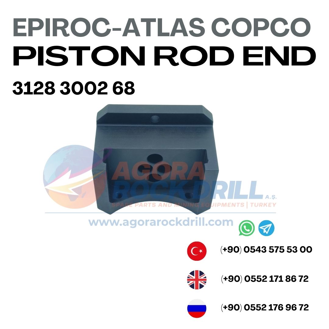 Epiroc - Atlas Copco - Piston Rod End - 3128 3002 68 - 3128300268 - 3128-3002-68 