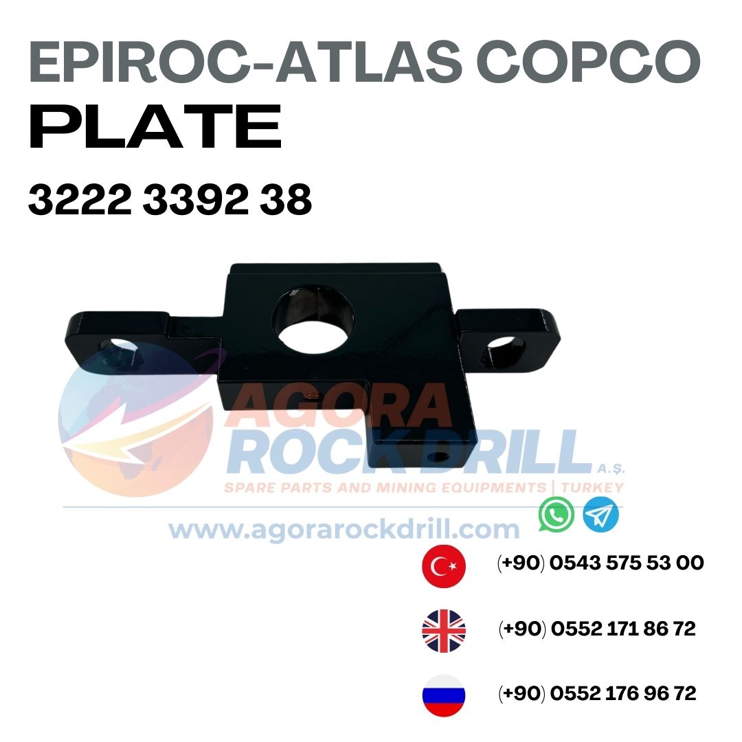 Epiroc - Atlas Copco - Plate - 3222 3392 38 - 3222339238 - 3222-3392-38