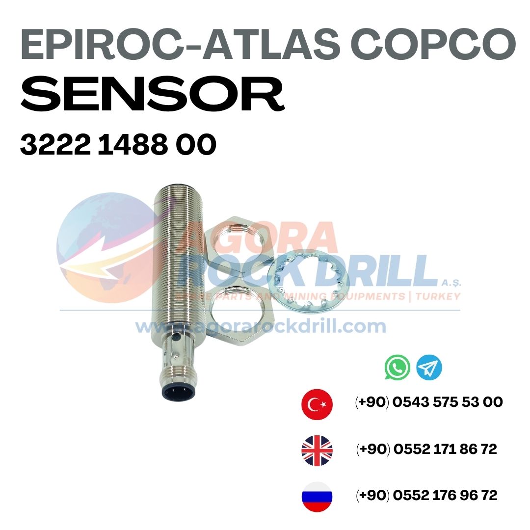 Epiroc - Atlas Copco - Sensor - 3222 1488 00 - 3222148800 - 3222-1488-00 