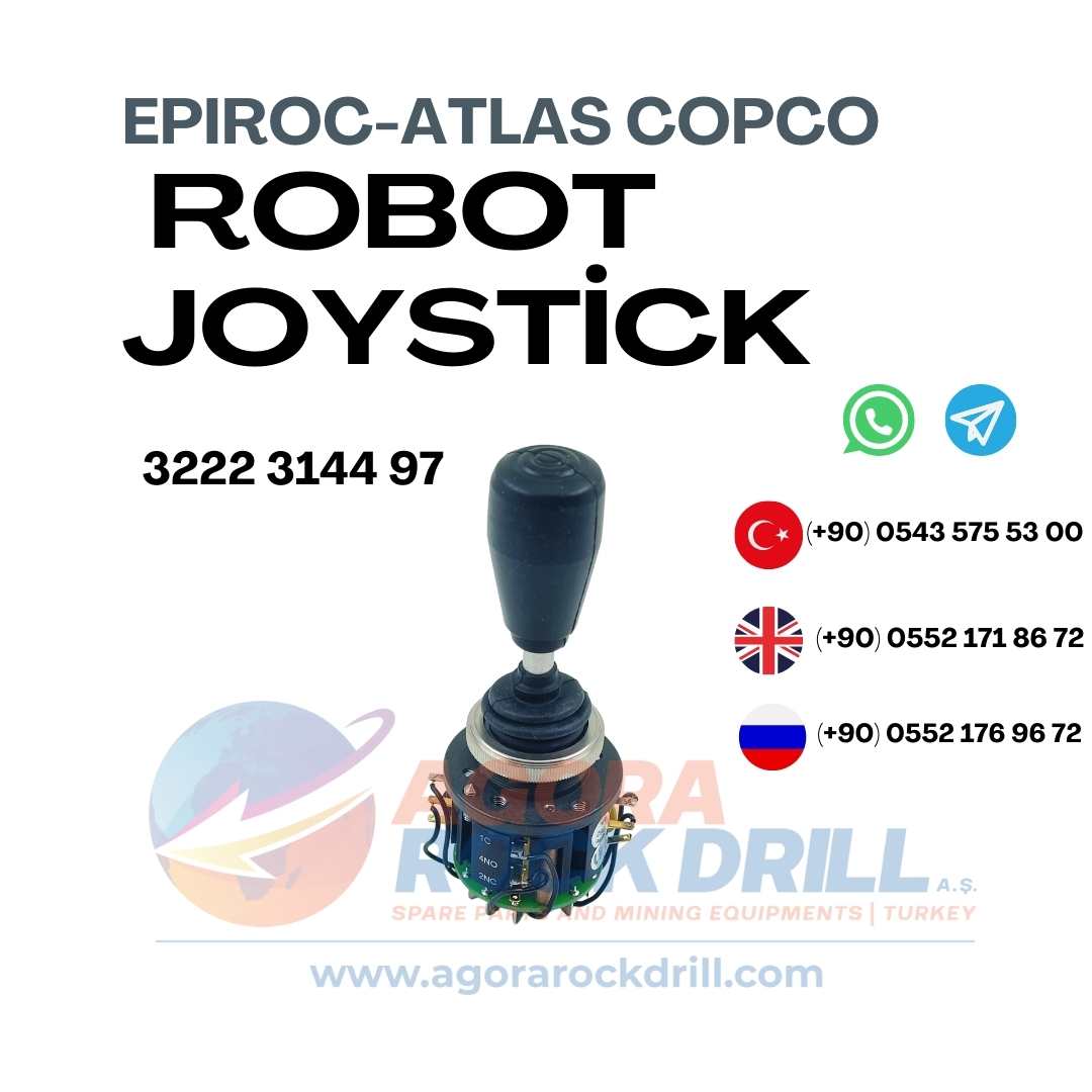 Epiroc - Atlas Copco - Robot Joystick - 3222 3144 97 - 3222314497 - 3222-3144-97 