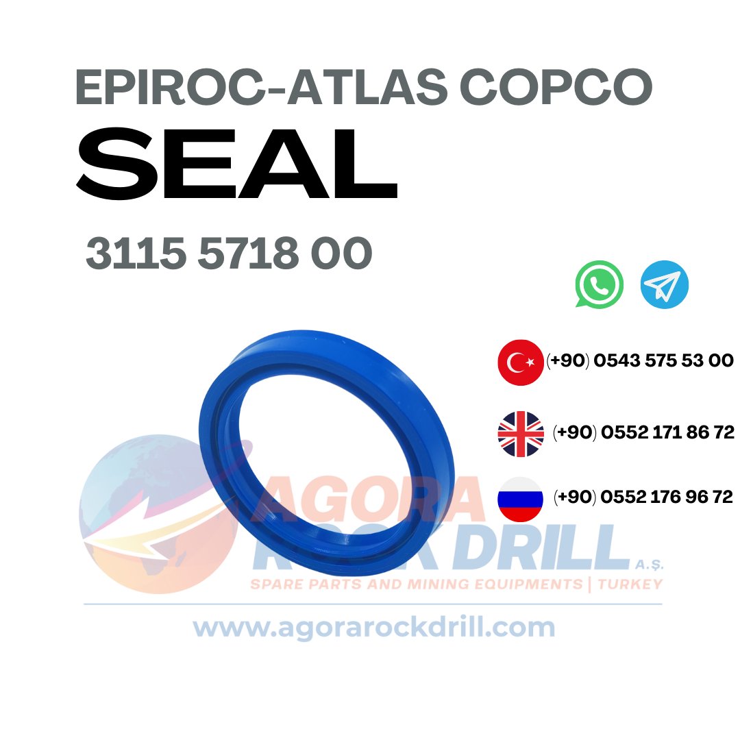 Epiroc - Atlas Copco - Seal - 3115 5718 00 - 3115571800 - 3115-5718-00 