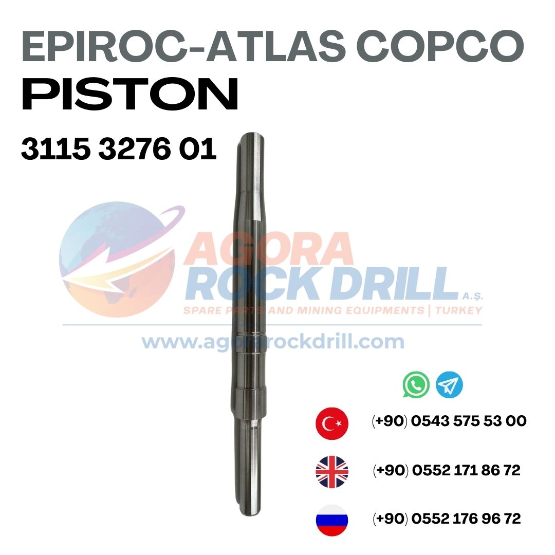 Epiroc - Atlas Copco - Piston - 3115 3276 01 - 3115327601 - 3115-3276-01 