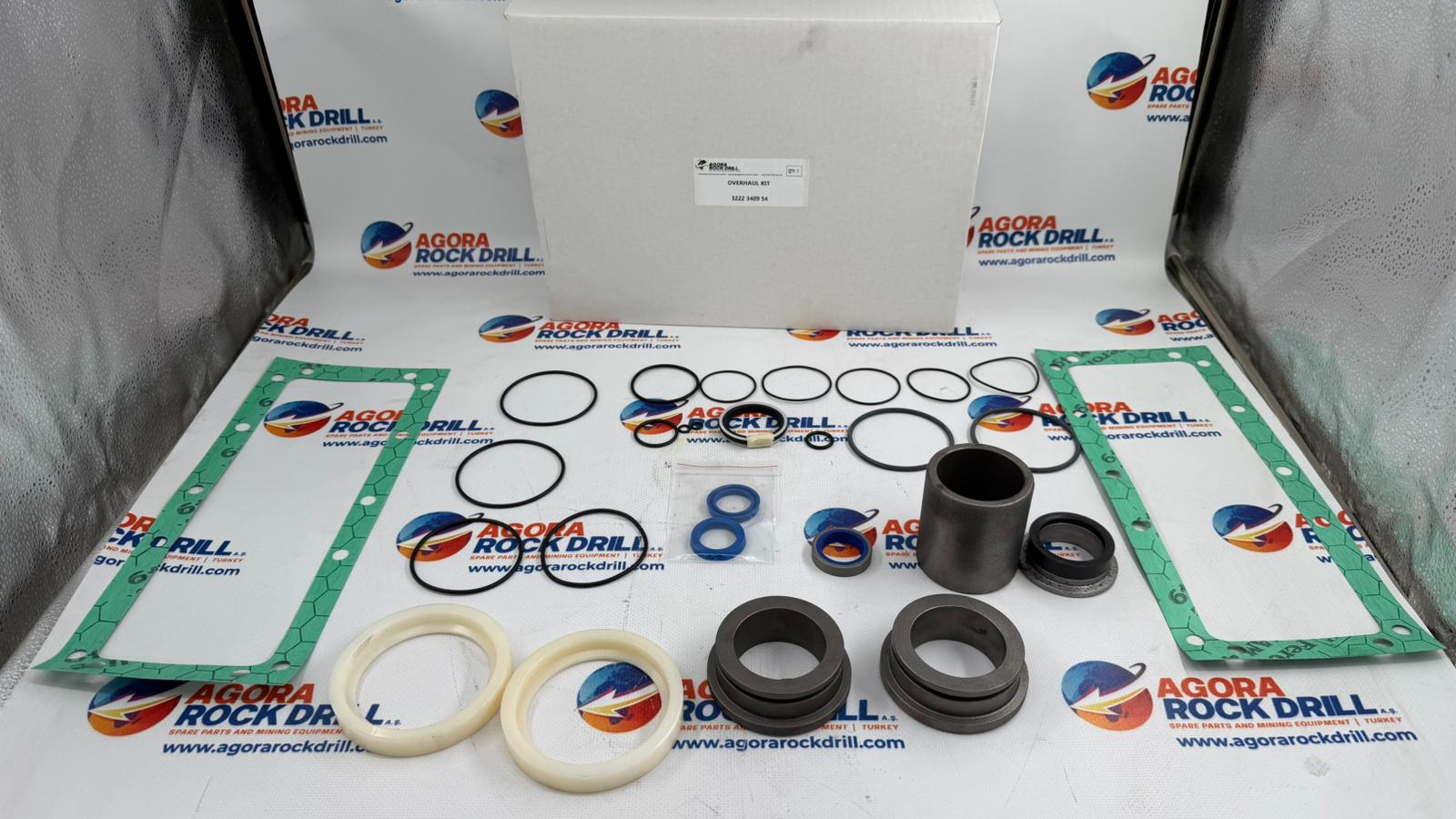 Epiroc - Atlas Copco - Overhaul Kit - 3222 3409 54 - 2658 4727 22 / 3222340954 - 2658472722 / 3222-3409-54 - 2658-4727-22 