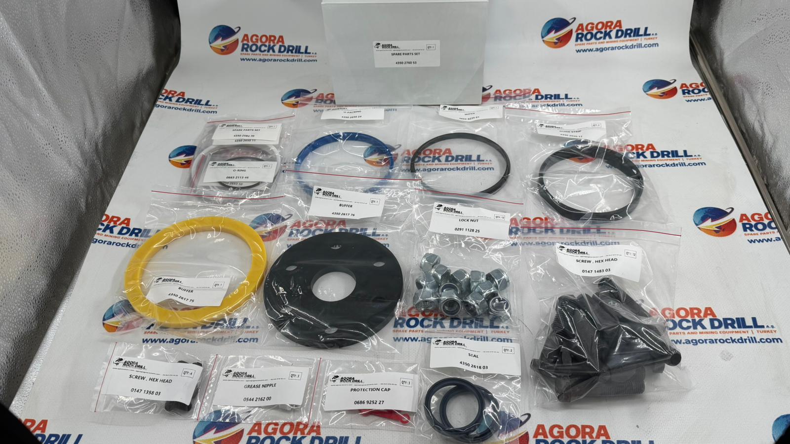 Epiroc - Atlas Copco - Spare Parts Set - 4350 2760 53 - 4350276053 - 4350-2760-53 