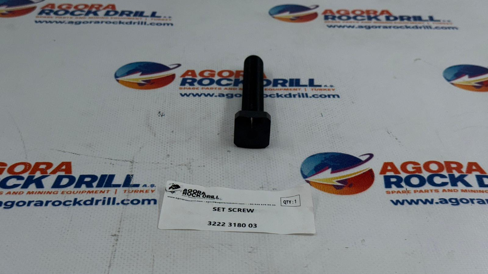 Epiroc - Atlas Copco - Set Screw - 3222 3180 03 - 3222318003 - 3222-3180-03
