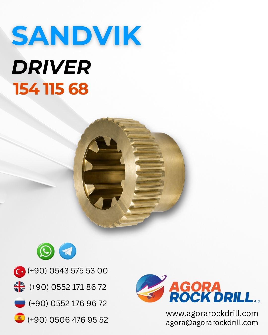 Sandvik - Driver - 154 115 68 - 15411568