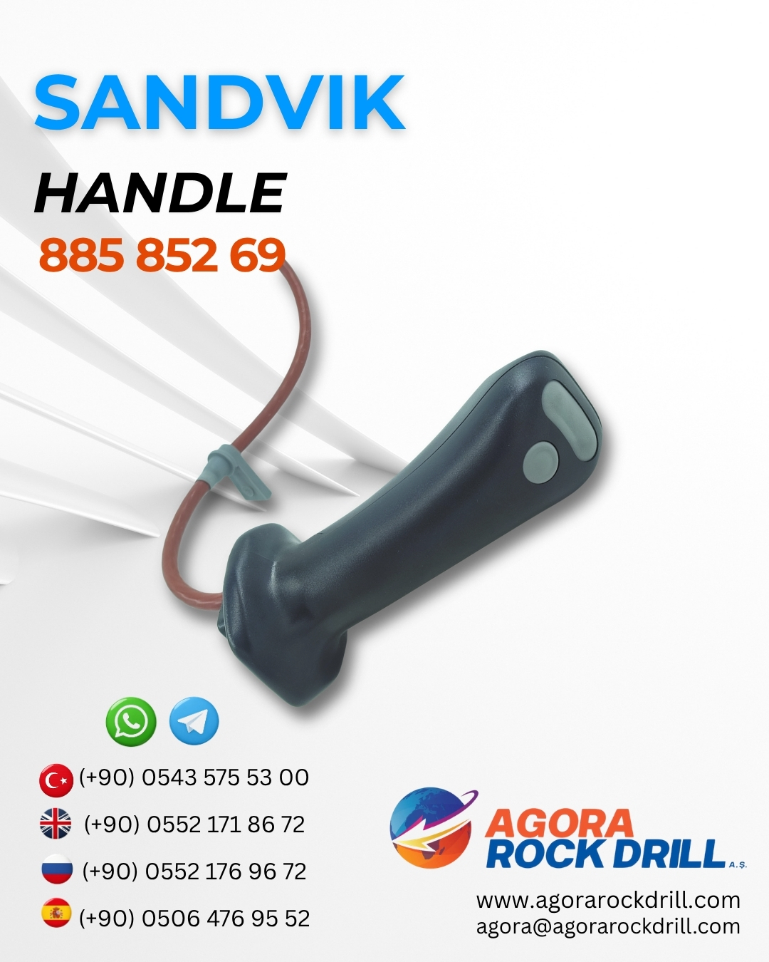 Sandvik - Handle - 885 852 69 - 88585269 
