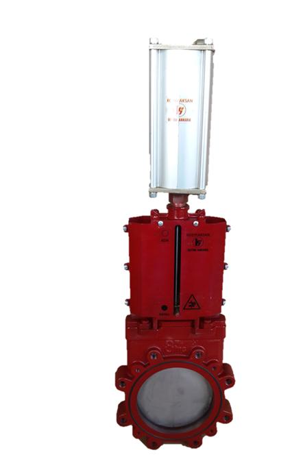 8'' PNÖMATİK BIÇAKLI GEYT VANA