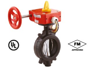 Global Safety DN65 Monitoring Switch Butterfly Valve