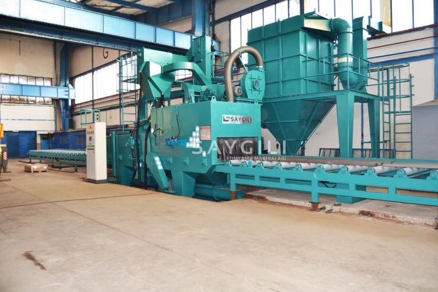 TUNNEL SHEET PROFILE SANDBLASTING MACHINE