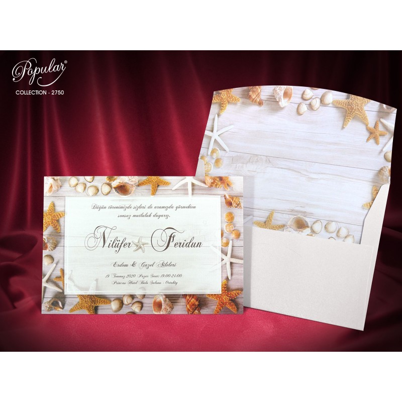 Popüler Düğün Davetiyesi