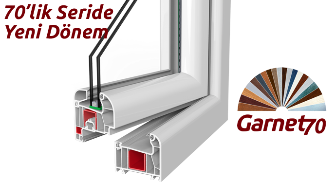 Garnet 70 Series PVC Window