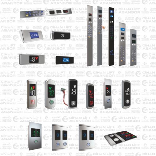 Asansör Kat ve Kabin Butonları