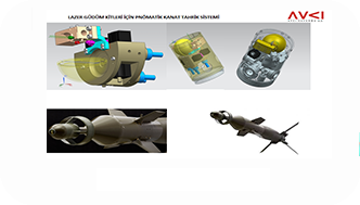 Uçak bombaları için Pnömatik Kanat Tahrik Sistemleri