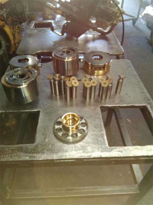 KOMATSU ORJ WA 420 -1 HYDRAULIC PUMP SPARE PARTS AND REPAIR DONE