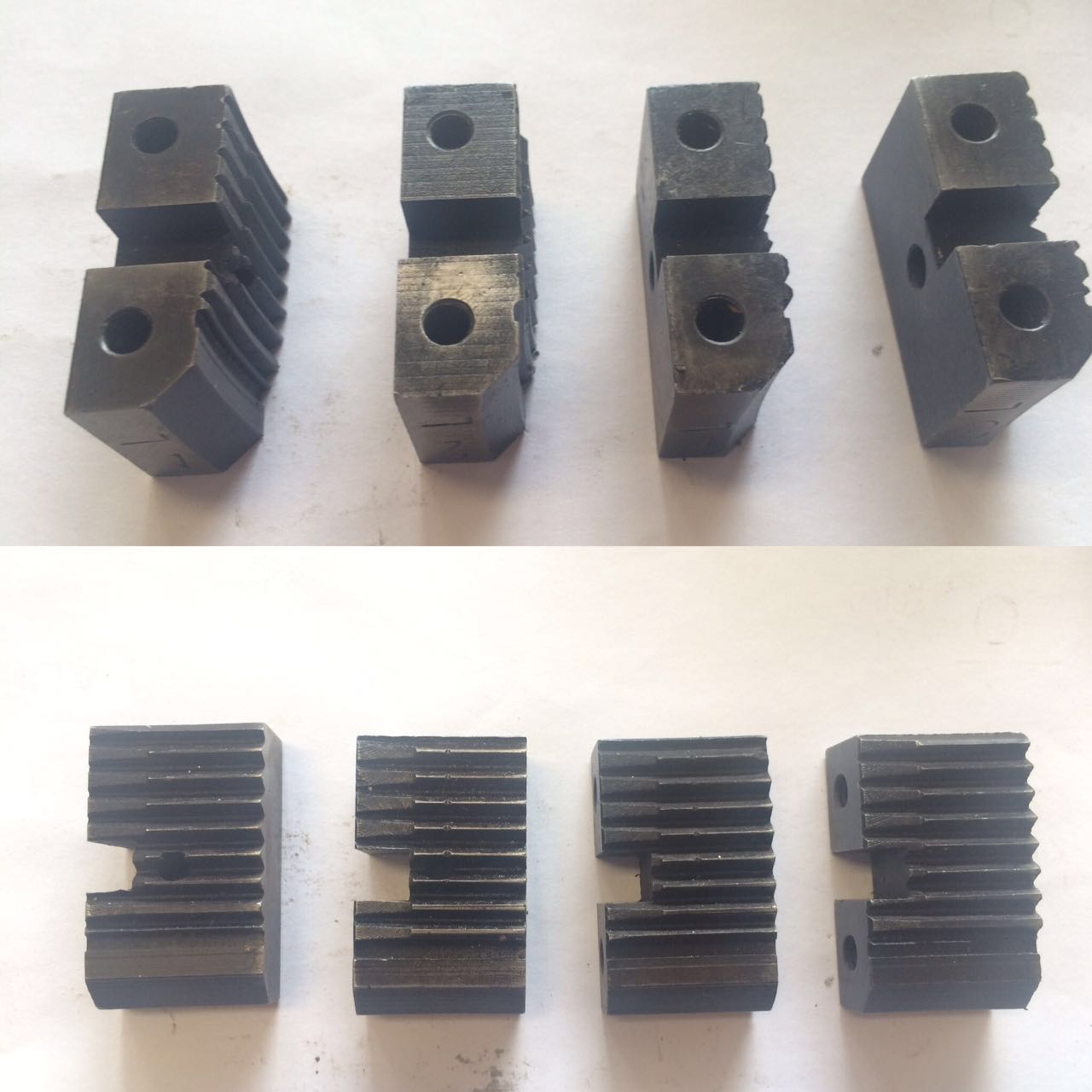 Rebar (ribbed) threading die