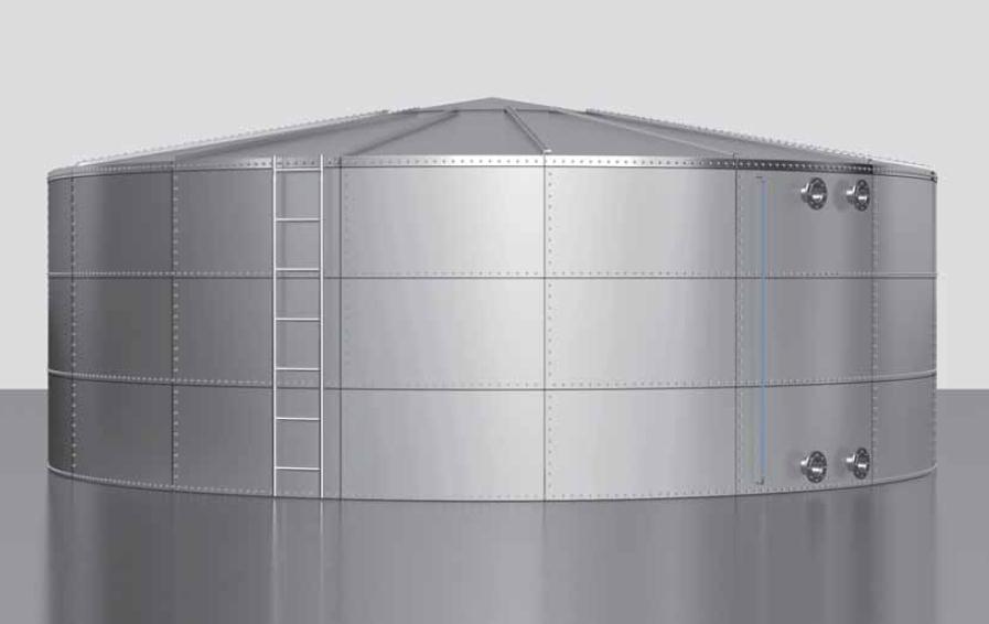 Cylindrical Modular Water Tank