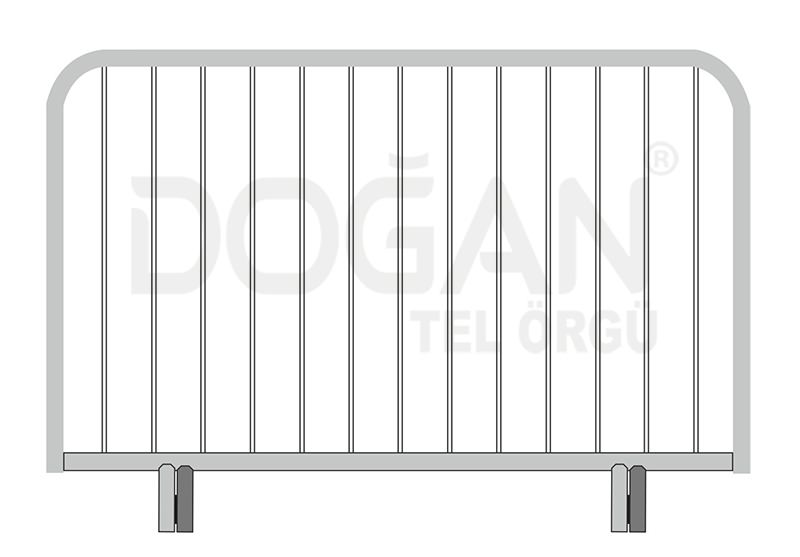 Sabit Ayaklı Mobil Çit