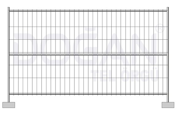 Güçlendirilmiş Mobil Çit