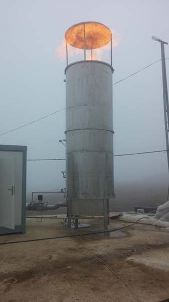 Gas Combustion Chimney