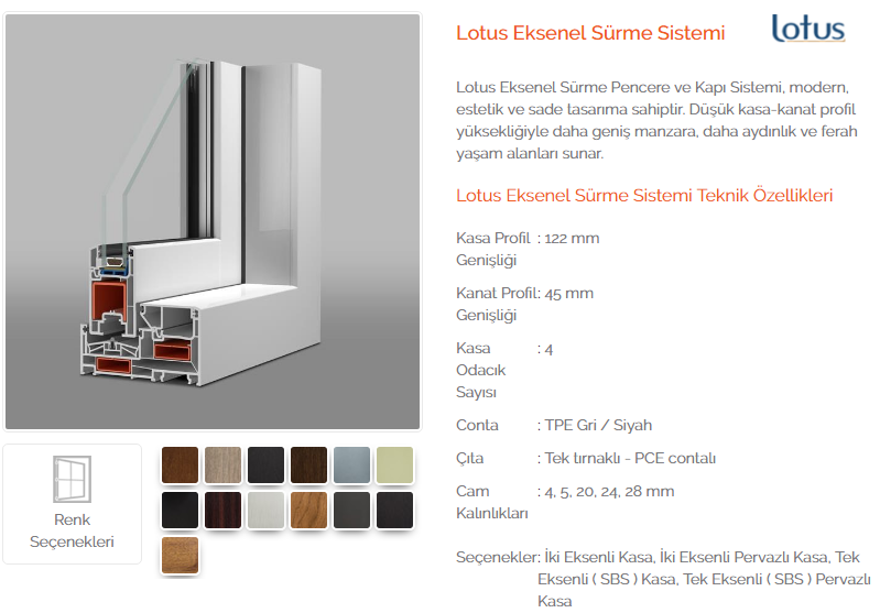 Lotus Eksenel Sürme Sistemi